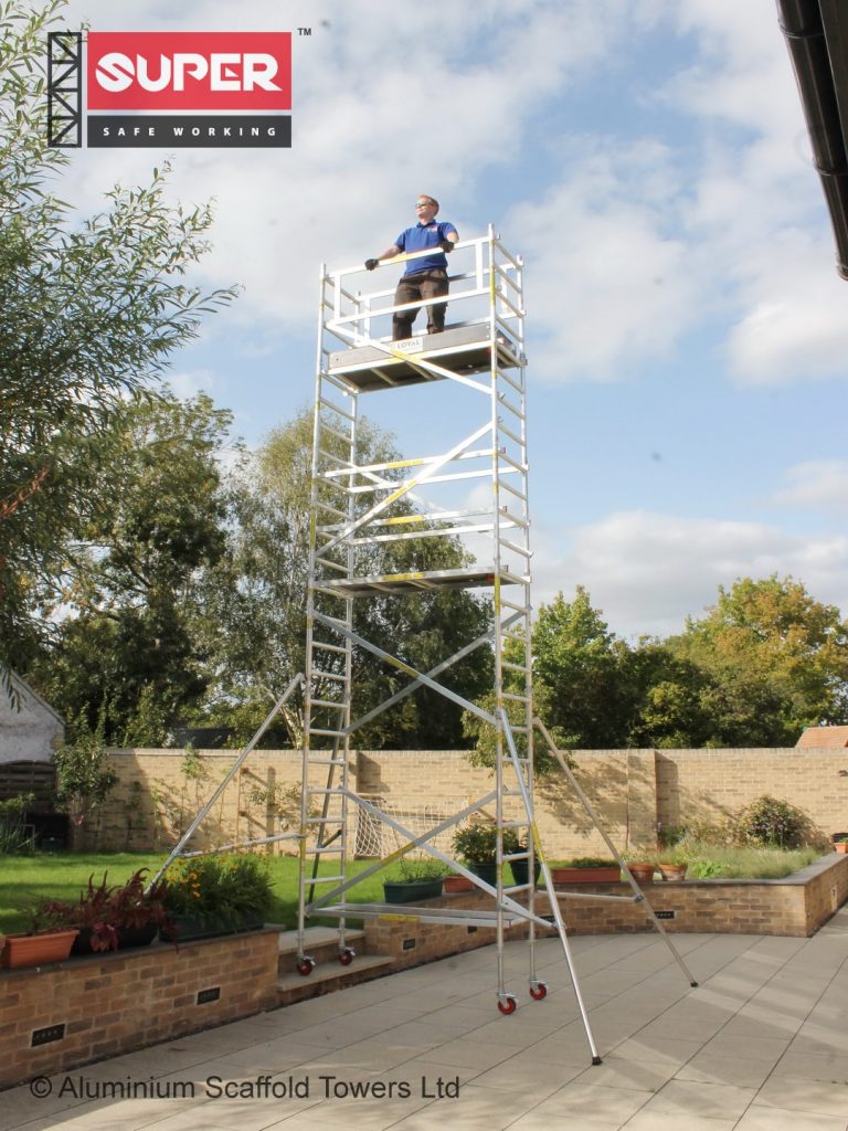 EDIY 6 Advanced Plus Scaffold Tower With 4 Telescopic Outriggers ...