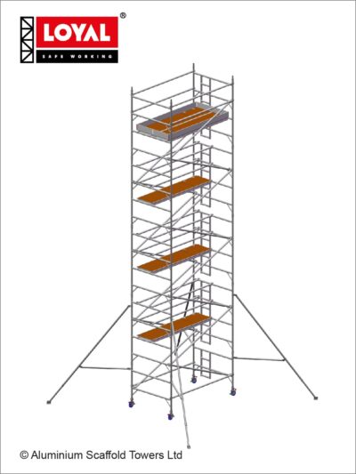 10.2m(33'6") Working Height - Loyal Tower 1450 Plus, 2.5m(8'2") Long, Loyal Loyal Industrial Scaffold Tower Plus