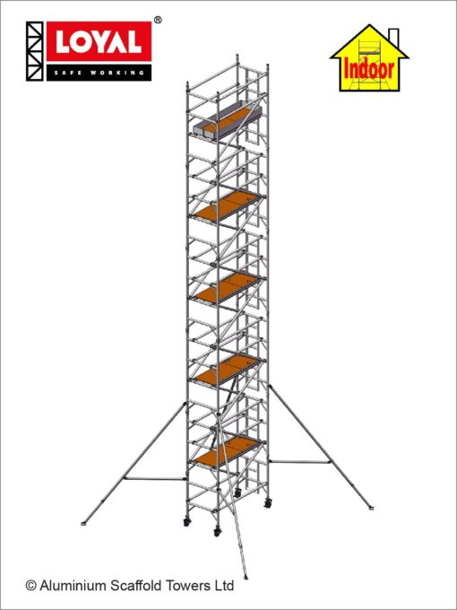 11.7m(38'5") Working Height - Loyal Tower 850 Plus, 1.8m(5'11") Long, Loyal Loyal Industrial Scaffold Tower Plus
