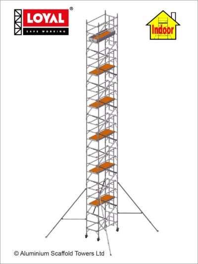 14.2m(46'7") Working Height - Loyal Tower 850 Plus, 1.8m(5'11") Long, Loyal Loyal Industrial Scaffold Tower Plus