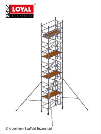 9.7m(31'10") Working Height - Loyal Tower 850 Plus, 1.8m(5'11") Long, Loyal Loyal Industrial Scaffold Tower Plus