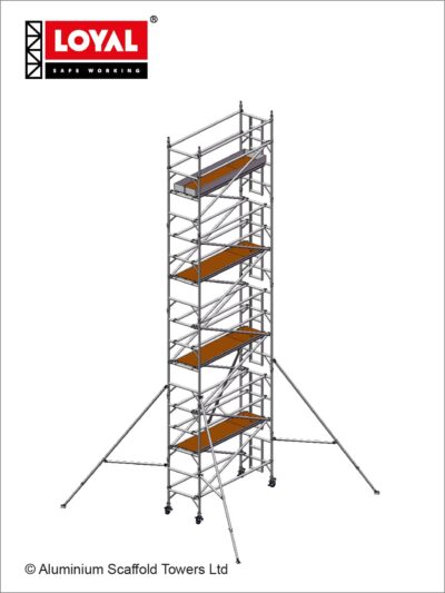 9.7m(31'10") Working Height - Loyal Tower 850 Plus, 2.5m(8'2") Long, Loyal Loyal Industrial Scaffold Tower Plus