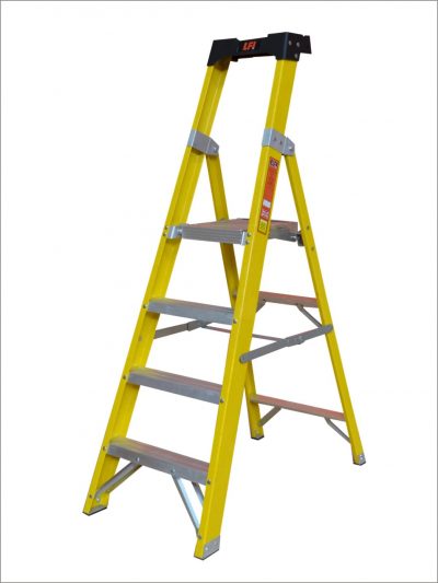 Glass Fibre Platform Step Ladders